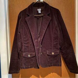 G. H. Bass & Co. corduroy jacket, large color dark brown